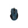 Image de Souris filaire, ergonomique, bleue 6 boutons, 800-1600DPI, USB - ADVANCE 6D SHAPE