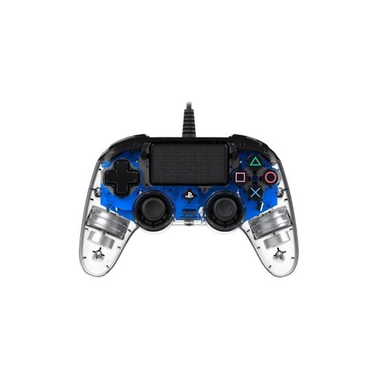 Image de Manette Filaire Compacte PS4 - NACON Bleu lumineux