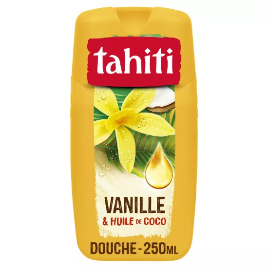 Gel Douche Hydratant Vanille & Huile de Coco TAHITI 250ml