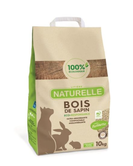 Litière Chat NulloDor bois de sapin 25l