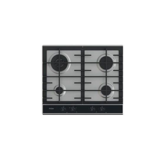 Image de Plaque de cuisson encastrable 60cm 4 feux gaz 9450W - Haier HAHG6BR4XH