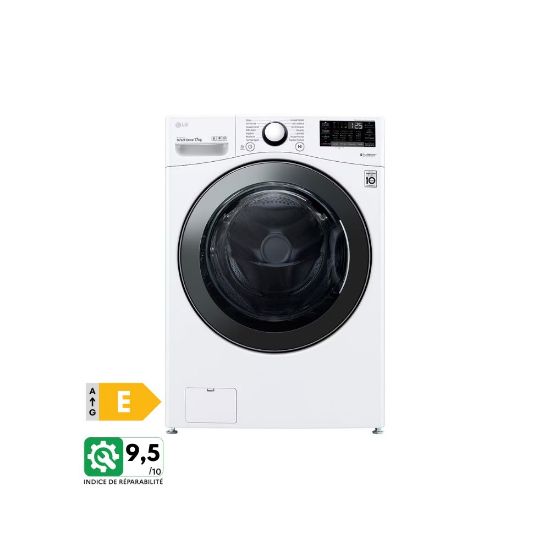 Picture of Lave-linge 17 kg 1100 tr/min | TurboWash™ | Wi-Fi | 6 Motion Direct Drive™ | E | Smart Diagnosis™ - LG F71P12WH