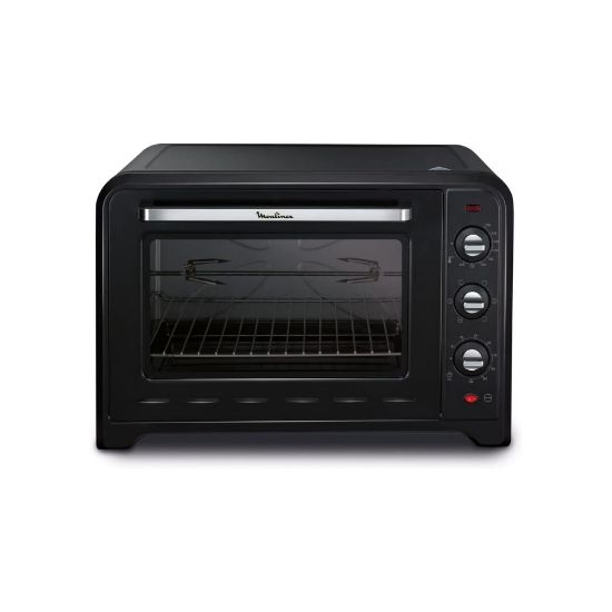 Picture of Four à convection électrique pose libre, 60 L, 2200 W, Thermostat jusqu'à 240 degrés, 7 modes de cuisson, tourne broche - Moulinex Optimo YY2917, Noir