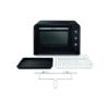 Picture of Four à convection électrique pose libre, 60 L, 2200 W, Thermostat jusqu'à 240 degrés, 7 modes de cuisson, tourne broche - Moulinex Optimo YY2917, Noir