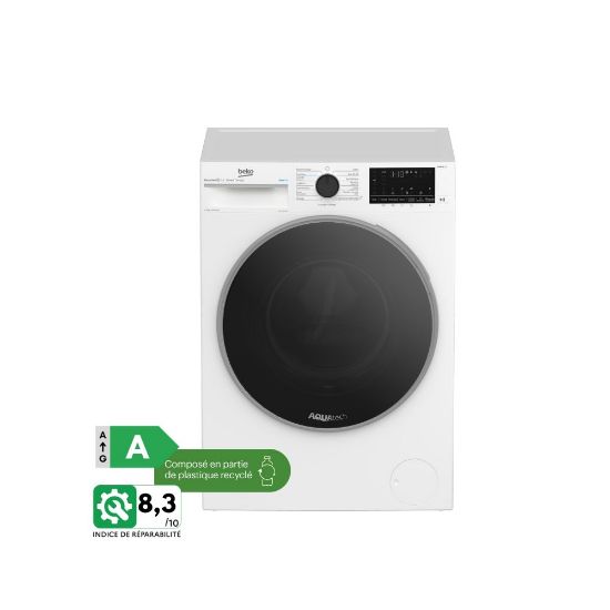 Image de Lave-linge 12kg 1400tr/min Vapeur - Beko bPRO 500 - B3WFT51243W