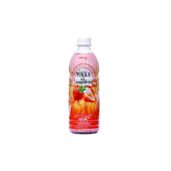 Image de Thé glacé à la Fraise - Pokka - 50cl