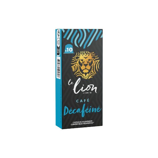 Picture of Boîte de Capsules de café LE LION Décaféiné 5,0g x 10 - Compatibles Nespresso