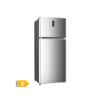 Image de Réfrigérateur congélateur 2 portes 400L No Frost - DeRosso DRK-2P400E-I - Inox