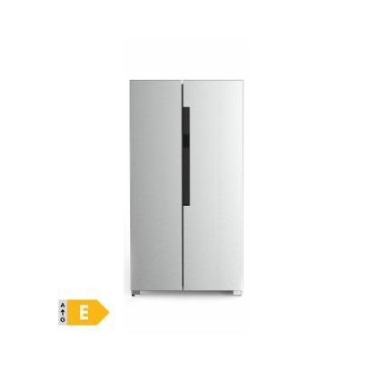 Image de Réfrigérateur américain 410L No Frost - DeRosso DRK-SBS430E-I - Inox