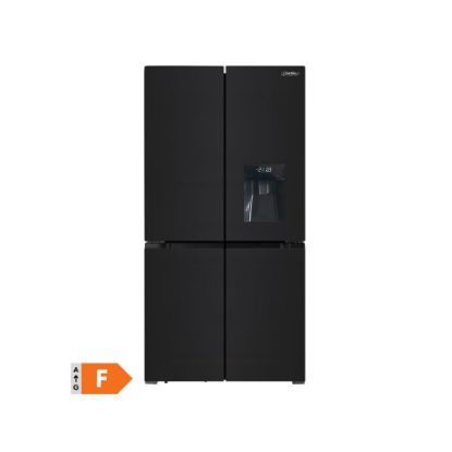 Image de Réfrigérateur Multiportes 560L No Frost Distributeur d'eau avec réservoir - Berklays BNF4D603WDN - Noir