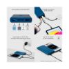 Image de Batterie portable Powerbank fast charge de 10.000 mAh 2 USB - SBS - bleu