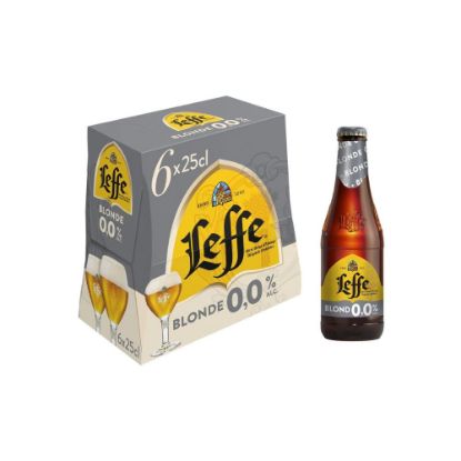 Picture of Bière LEFFE Blonde sans alcool Pack 6 x 25cl