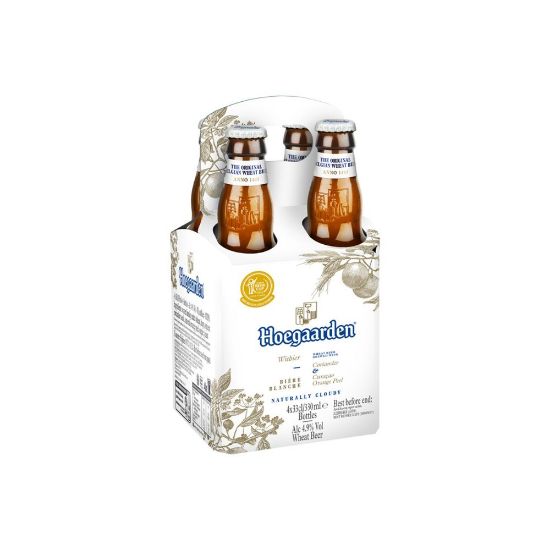 Image de Bière Hoegaarden Blanche - Pack de 4 x 33cl - 4,9%