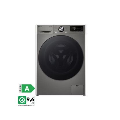 Image de Lave-linge 11 kg 1400tr/min | Vapeur | AI Direct Drive™ | Moteur Direct Drive 6 Motion garanti 10 ans | ThinQ - LG F14R76PLST