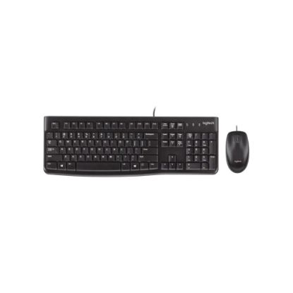 Image de Pack clavier + souris filaire - Logitech MK120 - noir