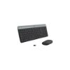 Image de Pack clavier et souris sans fil Logitech MK470 SLIM - graphite