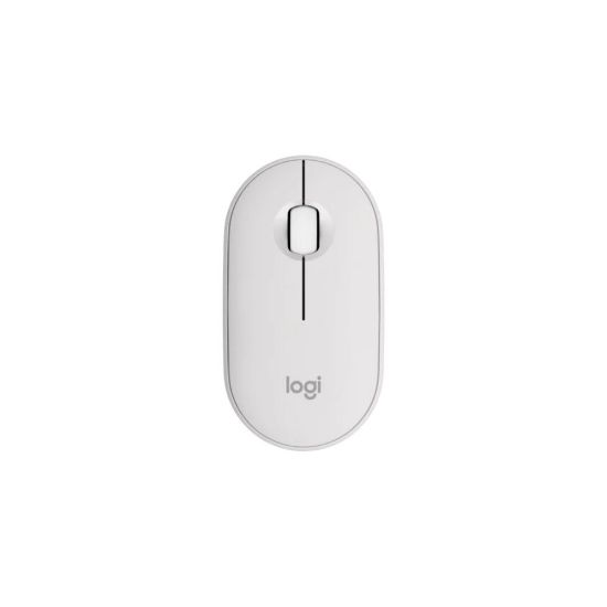 Image de Souris optique sans fil 3 boutons - Logitech Pebble Mouse 2 M350S - blanche