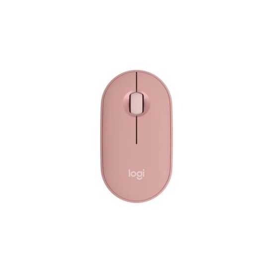 Image de Souris optique sans fil 3 boutons - Logitech Pebble Mouse 2 M350S - rose