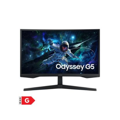 Image de Écran PC Gaming incurvé - Samsung Odyssey G5 32" G55C - Noir - QHD - LS32CG552EUXEN