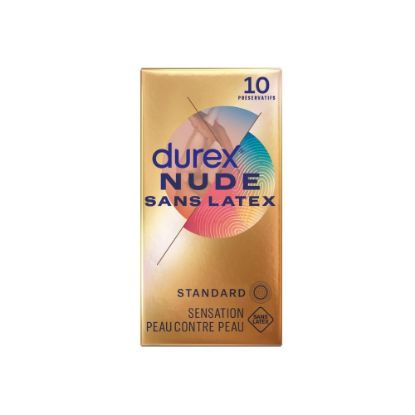 Image de Préservatifs Standards Nude Sans Latex - Durex - 10 préservatifs