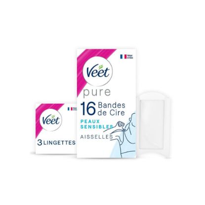 Image de Bandes de cire froide hypoallergéniques aiselles - Veet Minima - 16 bandes