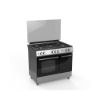 Picture of Cuisinière 5 feux gaz + four électrique 57L 60x90cm - Merlin M-6090EB-S - silver