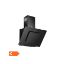 Picture of Hotte décorative murale inclinée 60cm 512m3/h - Merlin M-HOT60-VN - Verre noir