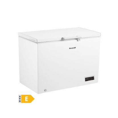 Image de Congélateur coffre 308L réversible - Brandt BFK301ESW