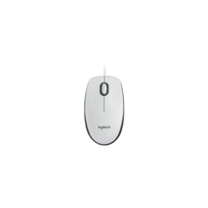 Picture of Souris optique filaire USB-A - Logitech M100 Ambidextre - blanche