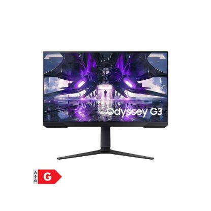 Image de Ecran PC Gaming SAMSUNG ODYSSEY G3 27'' S27AG302NU - Dalle IPS 27", Résolution FHD (1920 x 1080), 144Hz, 1ms, AMD Freesync, Noir