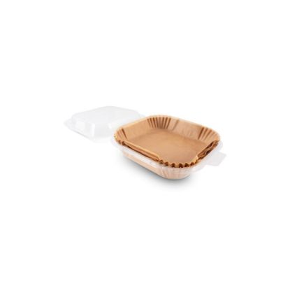 Image de Moules jetables papier cuisson antiadhésif pour Air Fryer - Kitchencook - 120 pièces