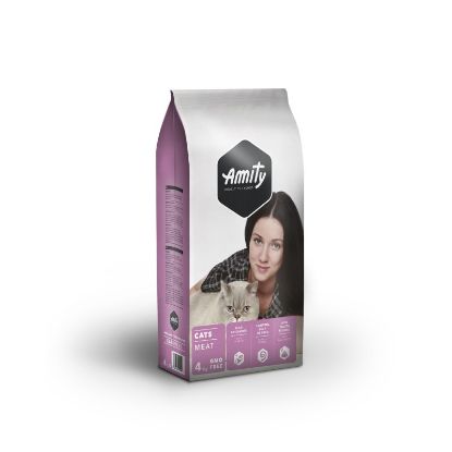 Croquettes pour Chat AMITY Chat Meat 4Kg