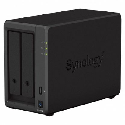 Serveur NAS SYNOLOGY DS723+ | AMD R1600 3,1GHz 2Go 2xSATA3 2xNVMe 2xGbE 1xUSB (vendu sans disque)