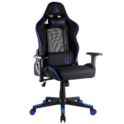 Fauteuil Gaming THE G-LAB K-Seat Oxygen XL - Noir/Bleu/Tissu/3D