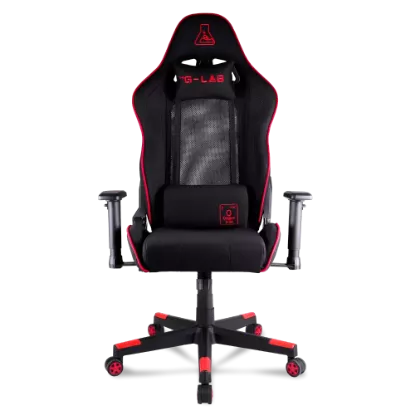 Fauteuil Gaming THE G-LAB K-Seat Oxygen XL - Noir/Rouge/Tissu/3D