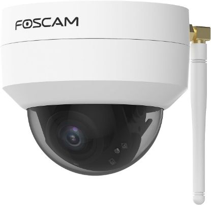 Foscam D4Z Caméra de Sécurité IP Extérieur Anti Vandale IK10 Blanc 4 Mpx Zoom x4