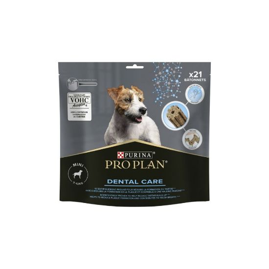 Image de Barres à macher Dental Care Chiens small 7kg à 12kg - Purina Pro Plan - 345g - 21 batonnets