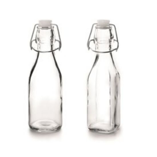 Ibili Bouteille en Verre Cristal Assorti 250 ml