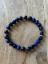 Bracelet Homme oeil de tigre bleu et tourmaline noire