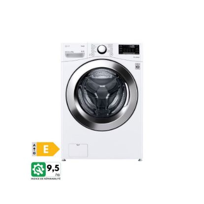 Picture of Lave-linge 15 kg 1100tr/min | TurboWash™ | Wi-Fi | 6 Motion Direct Drive™ | E | Smart Diagnosis™ | Moteur Direct Drive™ garanti 10 ans - LG F51P12WH