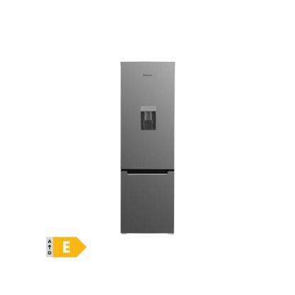 Image de Réfrigérateur combiné 260L Statique Distributeur d'eau avec réservoir - Brandt BC8027EXD - inox