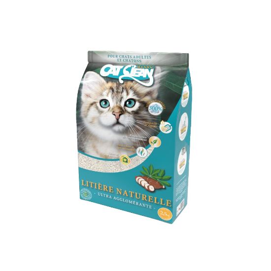 Litière Chat CAT CLEAN Manioc - sac 4 Kg