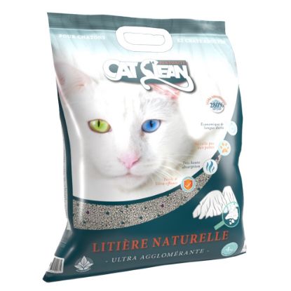 Litière Chat CAT CLEAN Bentonite - super agglomérante - sac 4 Kg