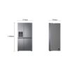 Image de Réfrigérateur Américain Connecté - Grande capacité 635L | Compresseur Smart Inverter | Door-in-Door™ | Slim SpacePlus™ - LG GSJV50DSXE - Graphite