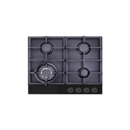 Image de Plaque de cuisson gaz 4 foyers 8300W - DeRosso NDR-4FGWF-EM