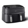 Friteuse sans huile Airfryer à double panier asymétrique 9L - Philips Série 3000 - NA351/00 - Noir