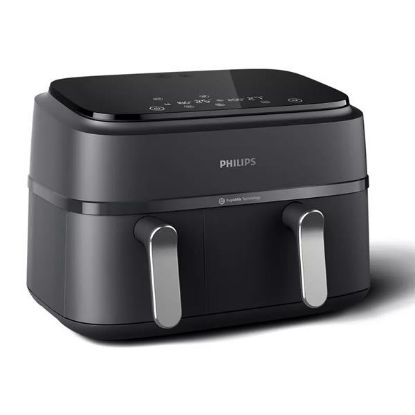 Friteuse sans huile Airfryer à double panier asymétrique 9L - Philips Série 3000 - NA351/00 - Noir