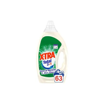 Image de Lessive liquide X-TRA au Savon de Marseille et Aloe Vera , 2,835L , 63 lavages