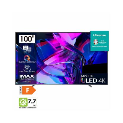 Picture of Smart TV 100" (254cm) Mini LED 4K | 144HZ VRR Hisense Série U7KQ