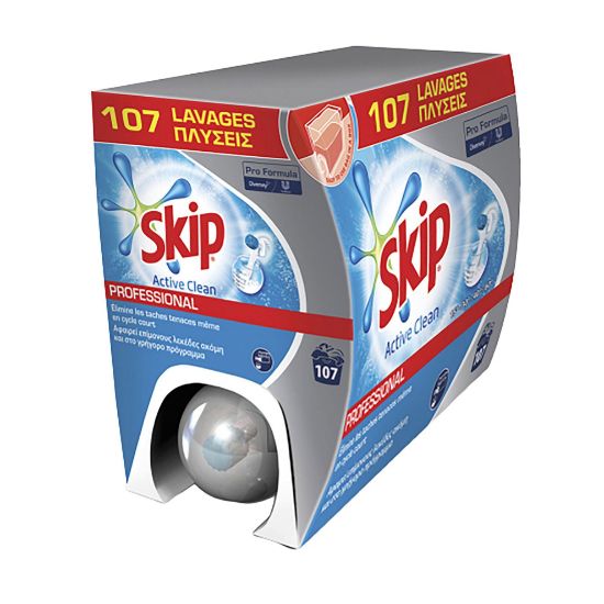 Lessive liquide SKIP - Bidon professionnel 7,5L - 107 lavages